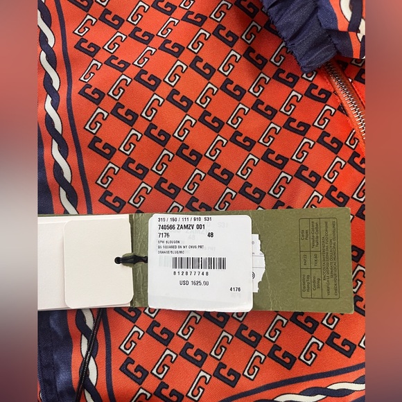 Gucci Orange Patterned Jacket - Picture 5 of 16